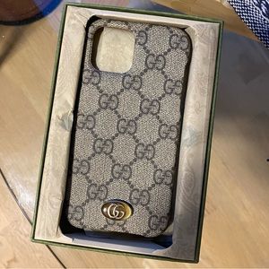 Gucci iphone 12 / 12 pro case - brand new!